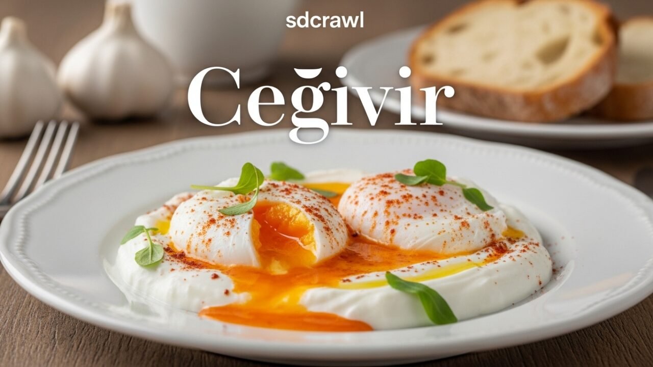 Ceıvır: Turkish Poached Eggs with Garlic Yogurt