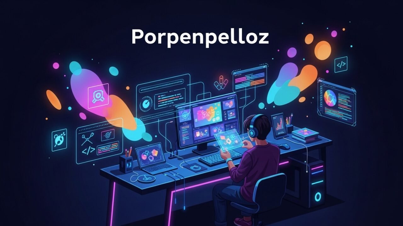 Porpenpelloz: A Modern Identity for Digital Creativity